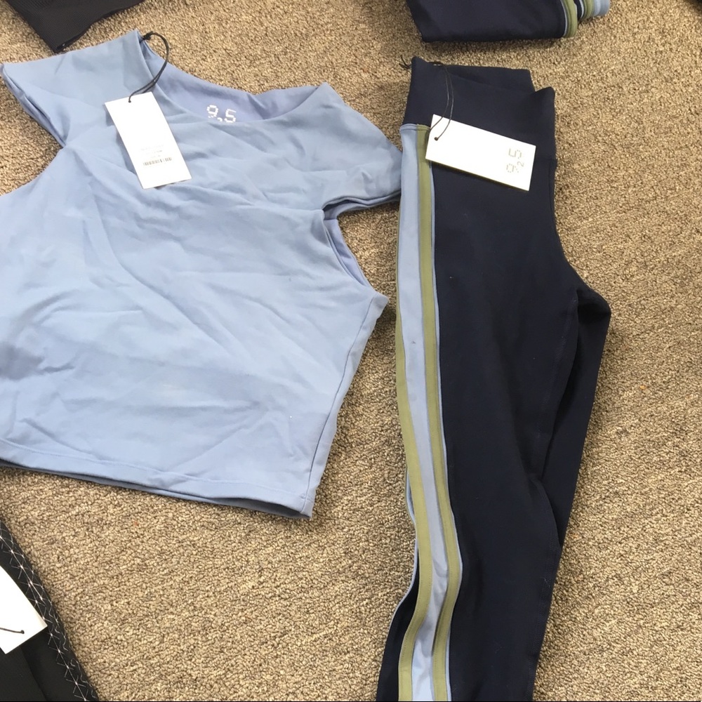 925 fits sport shirt and leggings set